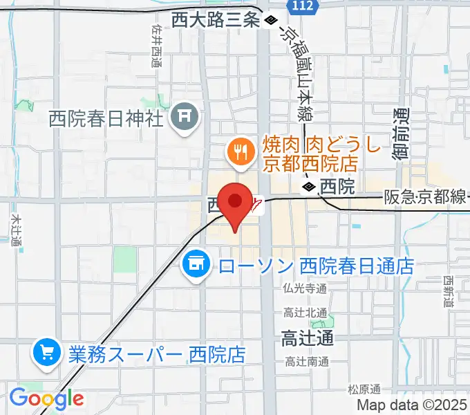 京都GATTACAの地図