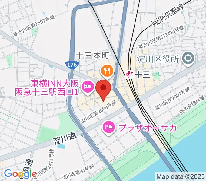 シアターセブンの地図