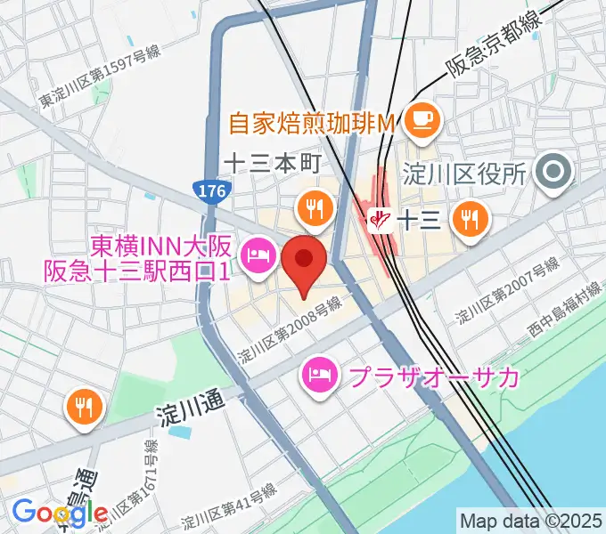 シアターセブンの地図