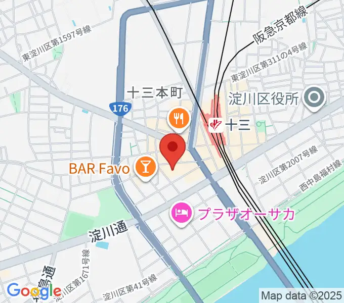 シアターセブンの地図
