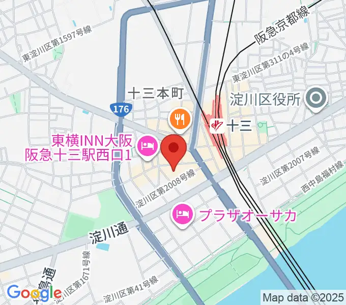 シアターセブンの地図