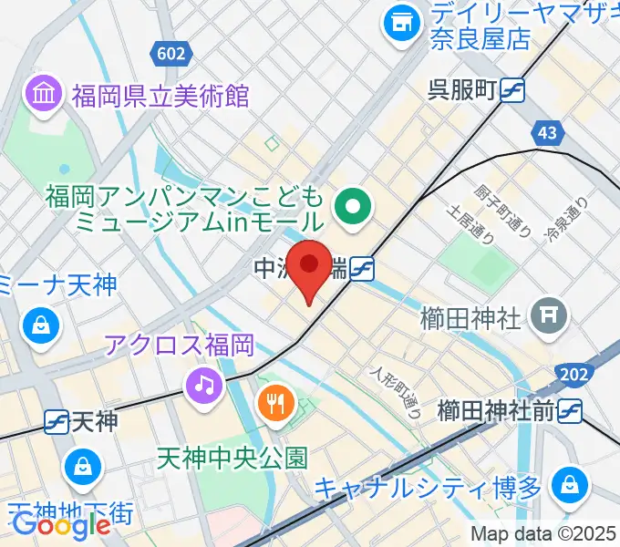 博多メモリーズの地図