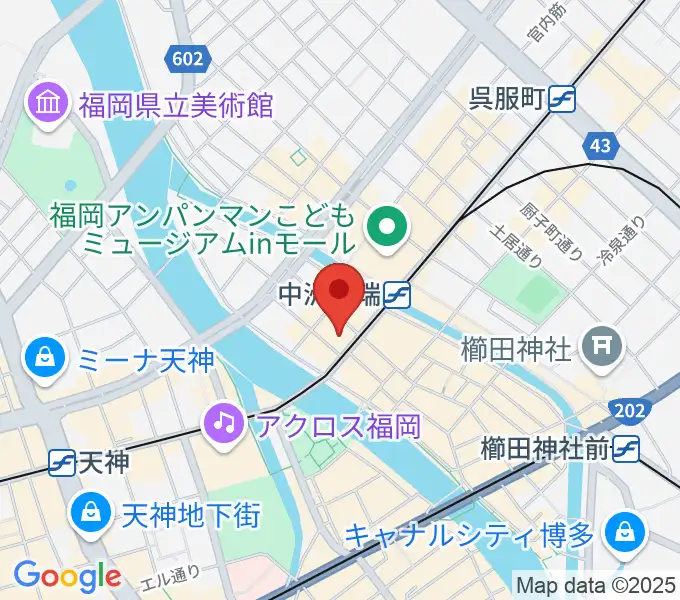 博多メモリーズの地図