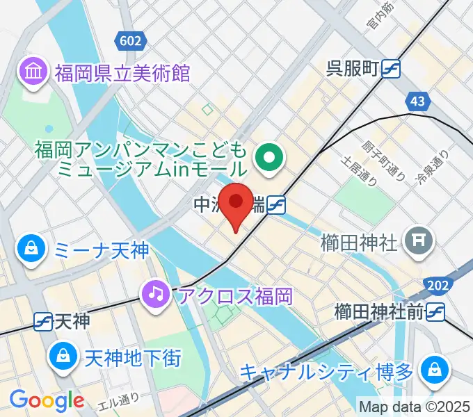 博多メモリーズの地図