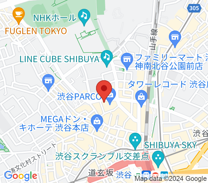 渋谷LOOP ANNEXの場所
