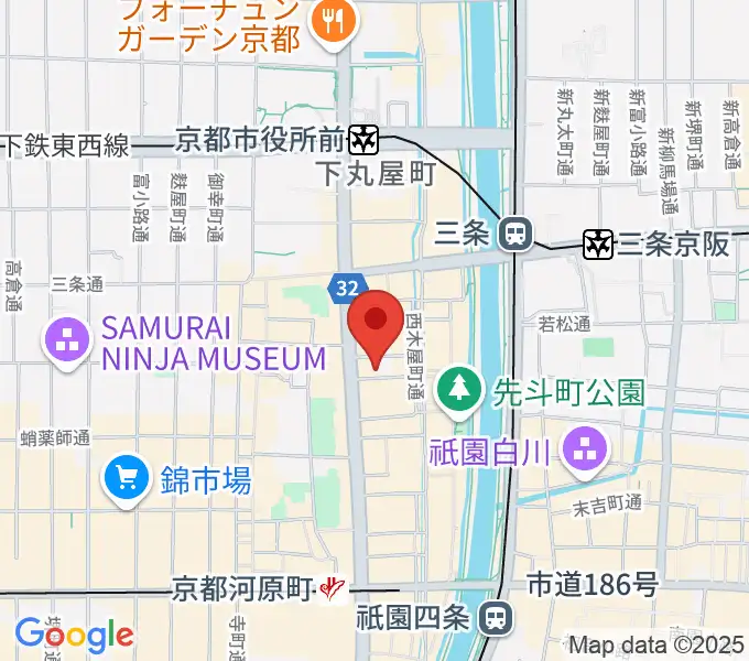 木屋町DEWEYの地図