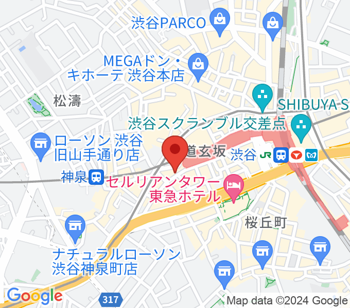 渋谷REXの場所