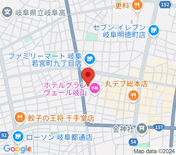 柳ヶ瀬アンツの地図