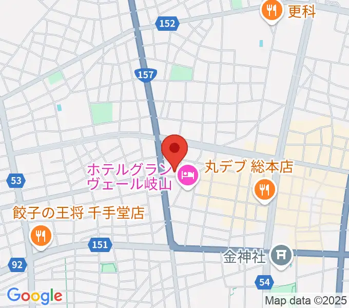 柳ヶ瀬アンツの地図