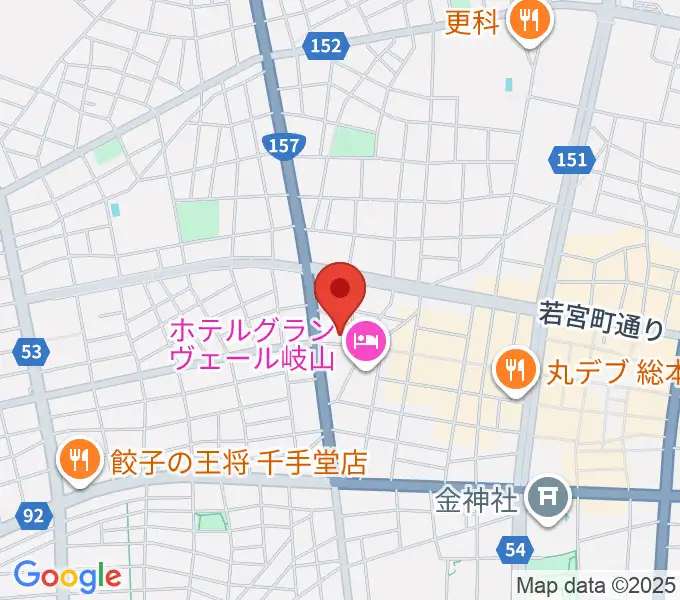 柳ヶ瀬アンツの地図