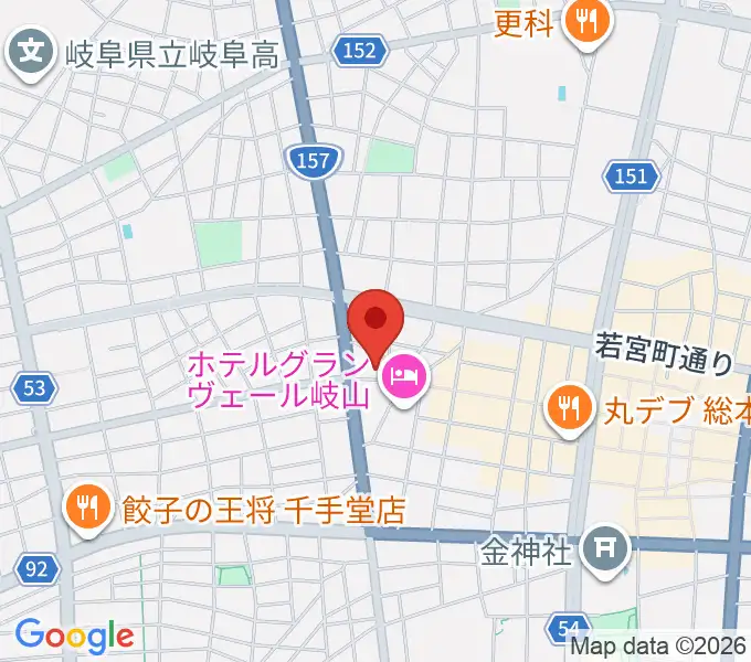 柳ヶ瀬アンツの地図