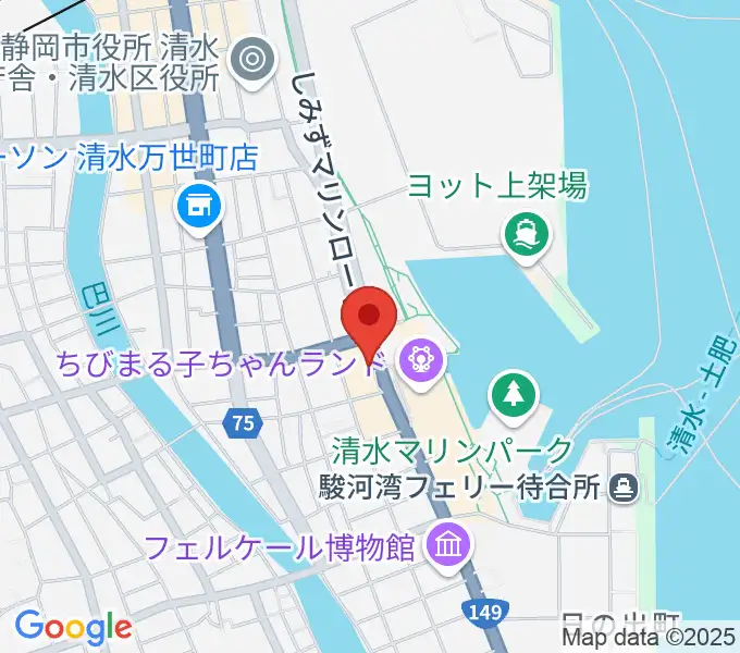 SOUND SHOWER arkの地図