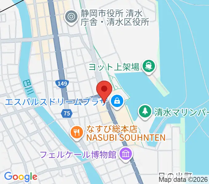 SOUND SHOWER arkの地図