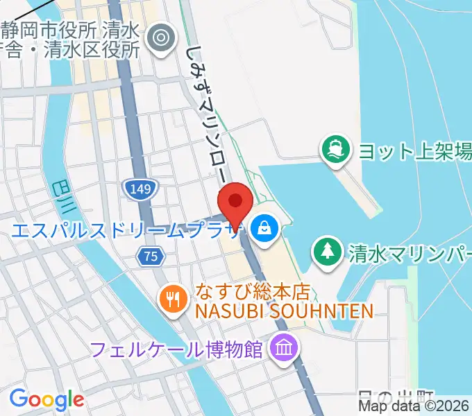 SOUND SHOWER arkの地図