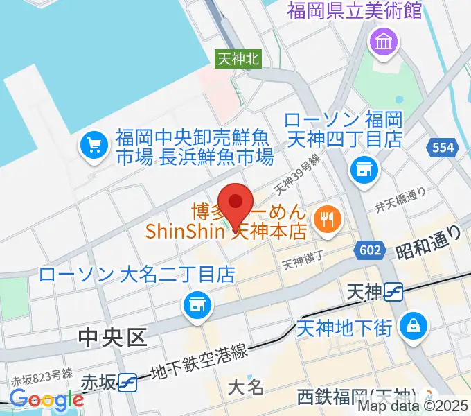 福岡DRUM LOGOSの地図
