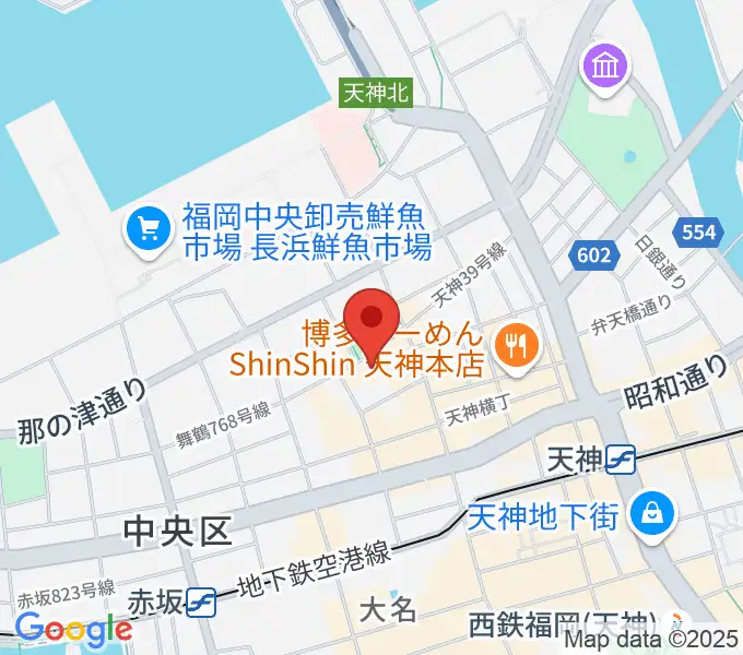 福岡DRUM LOGOSの地図