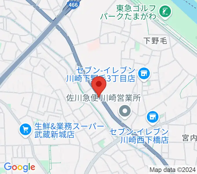 サンフォニックスの地図