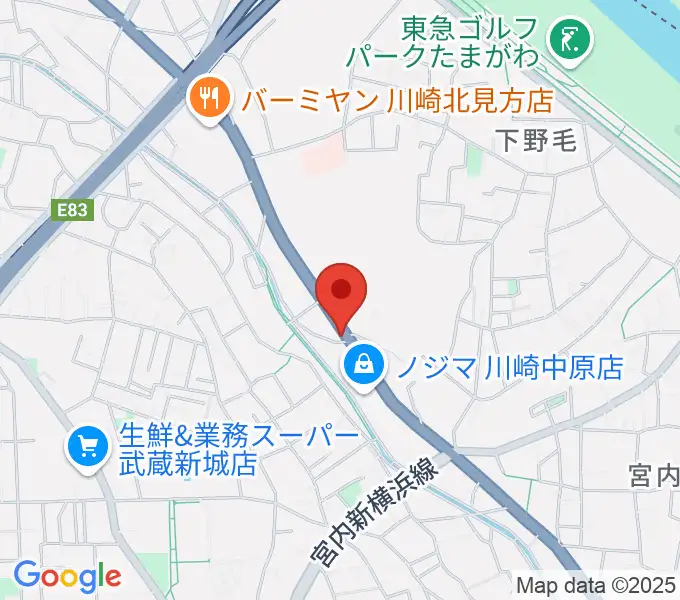 サンフォニックスの地図