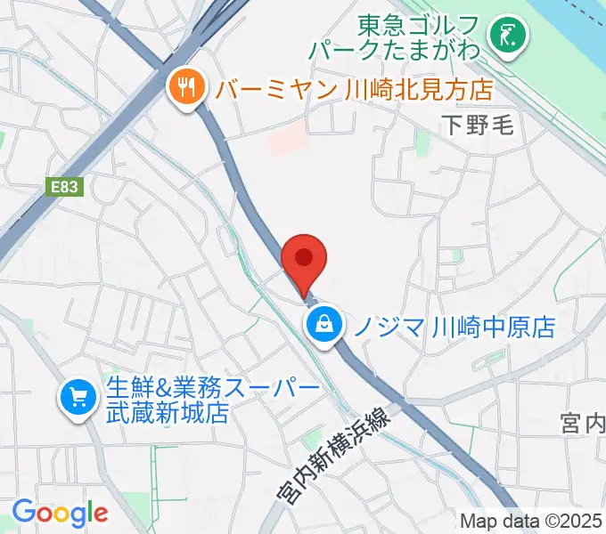 サンフォニックスの地図
