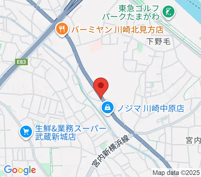 サンフォニックスの地図