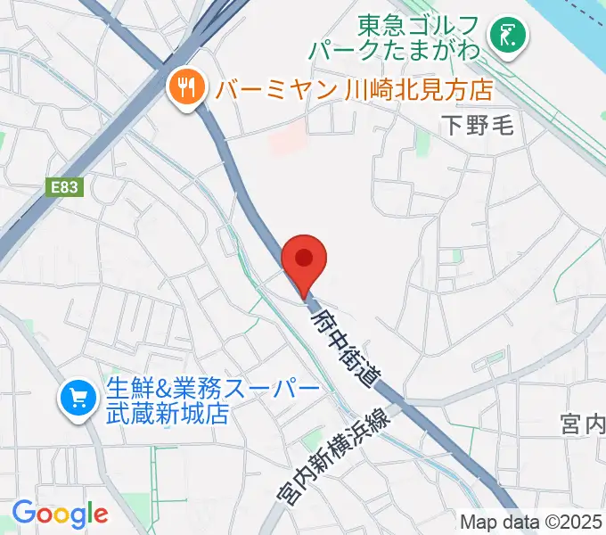 サンフォニックスの地図