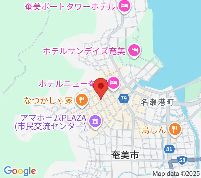 奄美ASIVIの地図