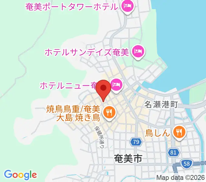 奄美ASIVIの地図