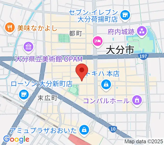 AT HALLの地図