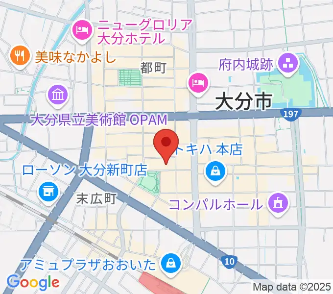 AT HALLの地図