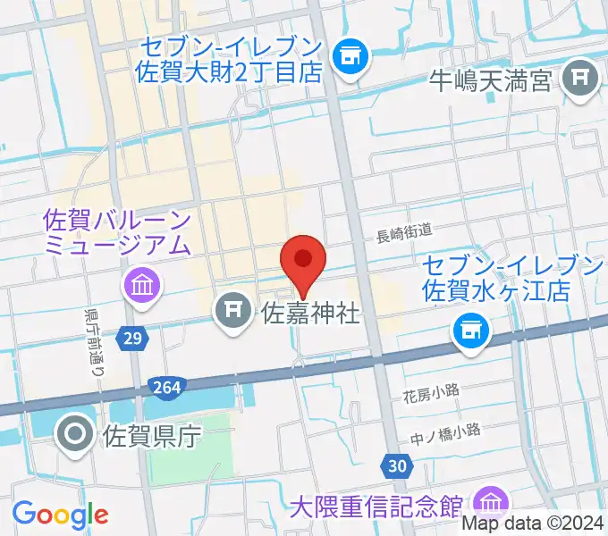 佐賀RAG・Gの地図