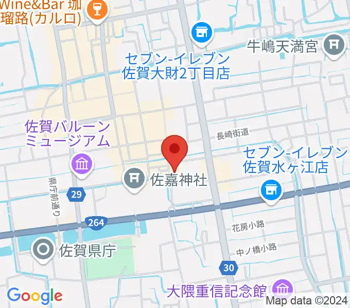 佐賀RAG・Gの地図