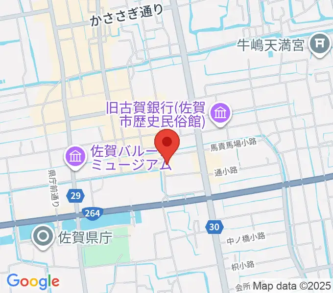 佐賀RAG・Gの地図