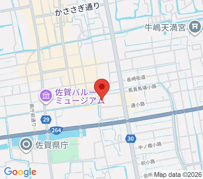 佐賀RAG・Gの地図