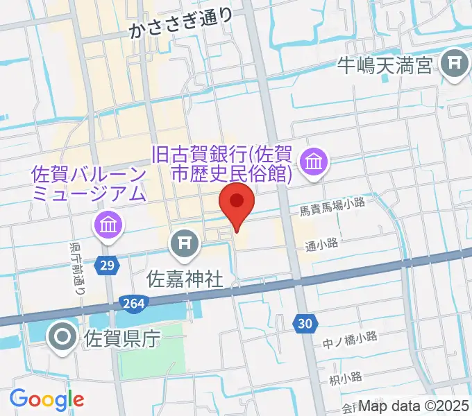 RAG STUDIOの地図