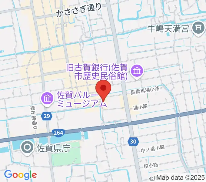 RAG STUDIOの地図