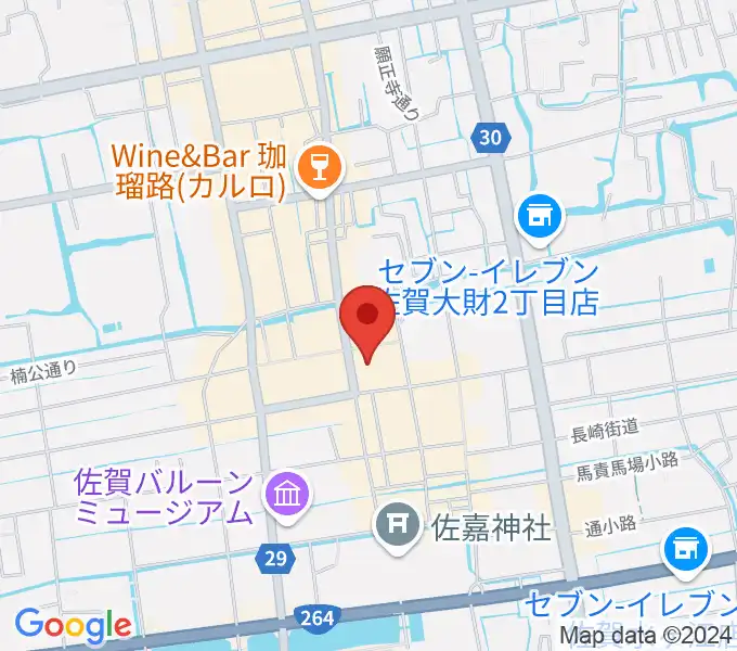 佐賀市文化交流プラザ交流センターの地図