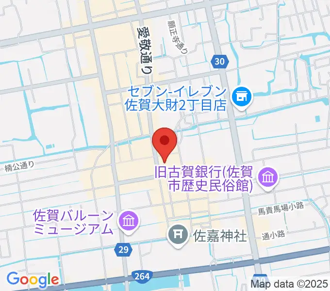 佐賀市文化交流プラザ交流センターの地図