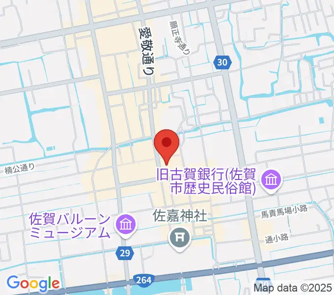 佐賀市文化交流プラザ交流センターの地図