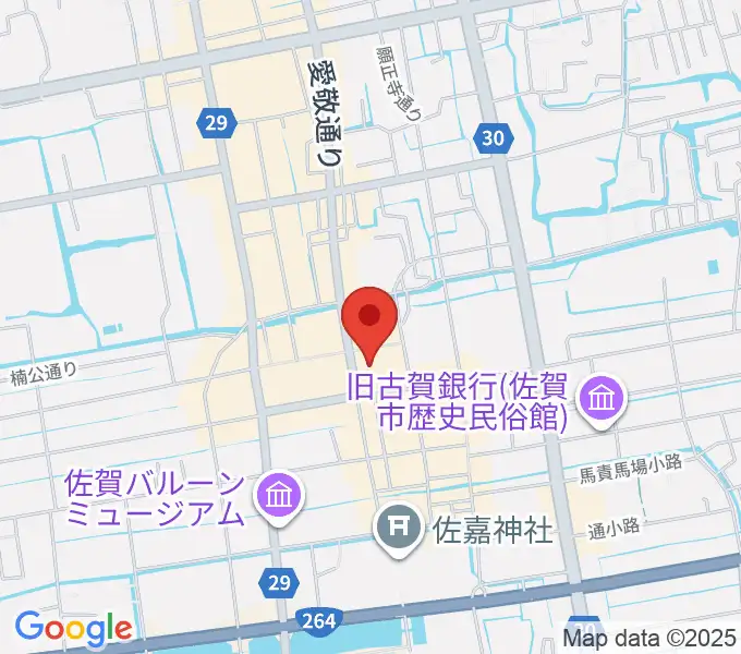 佐賀市文化交流プラザ交流センターの地図