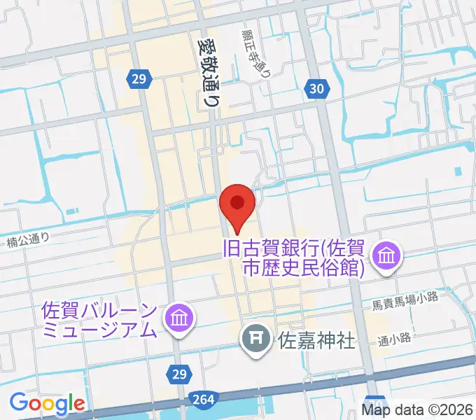 佐賀市文化交流プラザ交流センターの地図