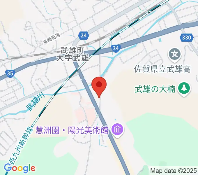 スタジオインプットの地図