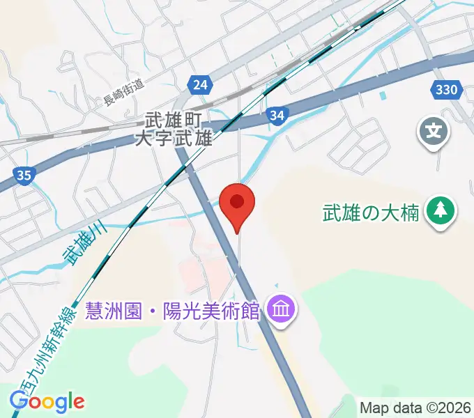 スタジオインプットの地図