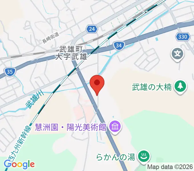 スタジオインプットの地図