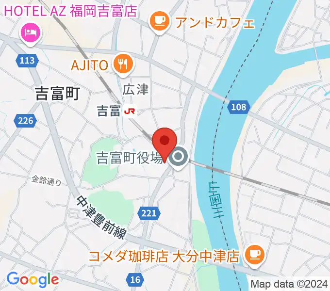 吉富フォーユー会館の地図