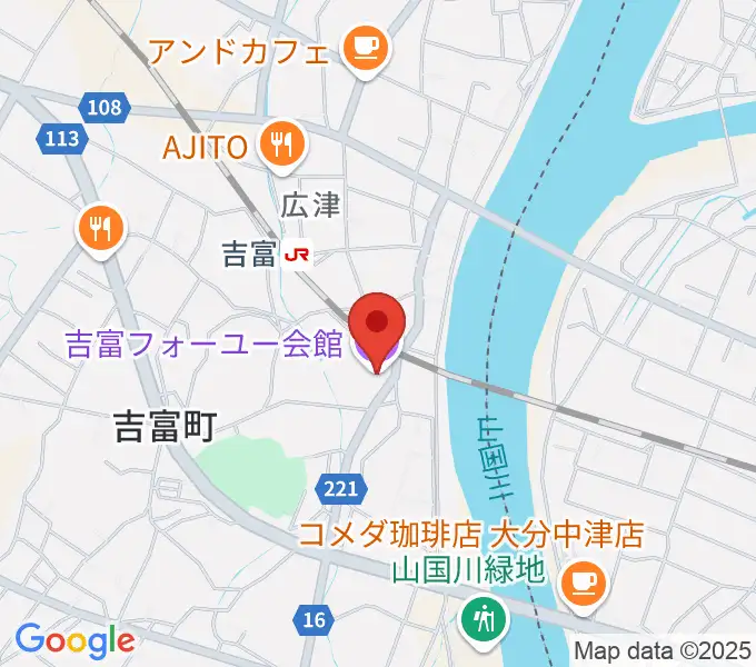 吉富フォーユー会館の地図