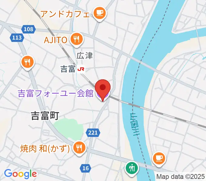 吉富フォーユー会館の地図