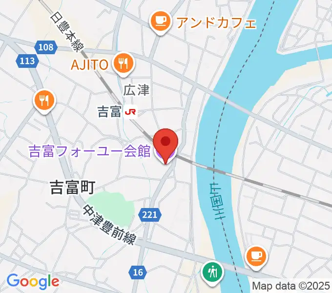 吉富フォーユー会館の地図