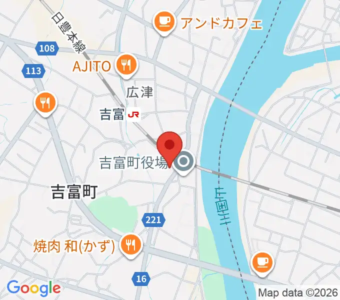 吉富フォーユー会館の地図