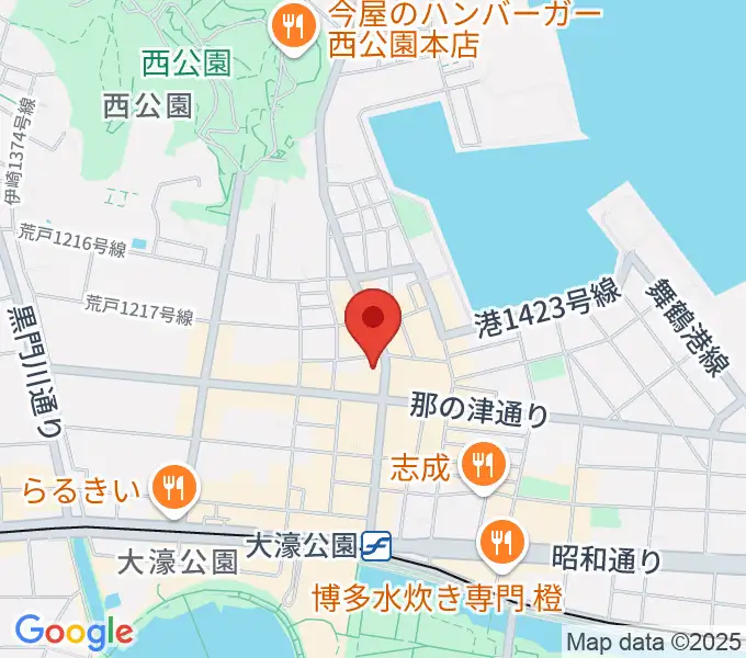 福岡PEACEの地図