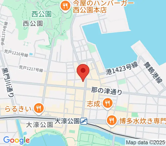 福岡PEACEの地図